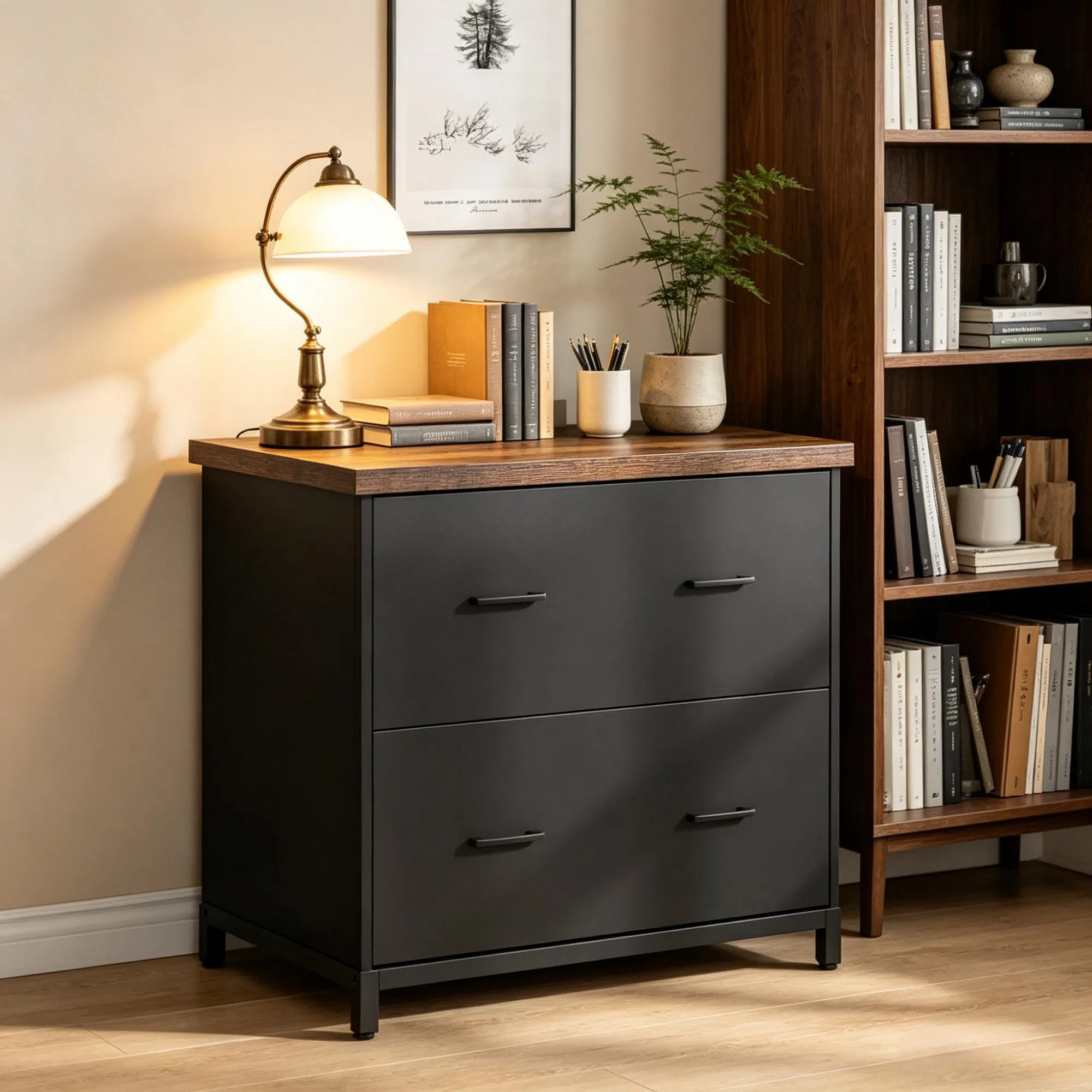 Rustic File Cabinet, picture 3 of 5