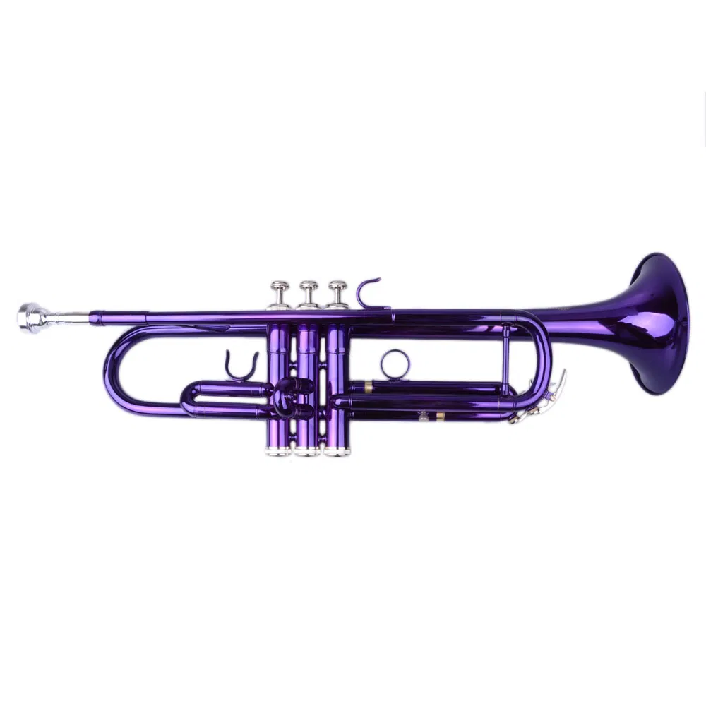 Brass B Flat Trumpet Violet image 18