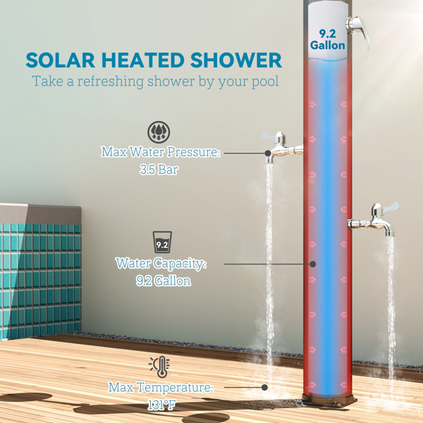 Solar heated shower-14