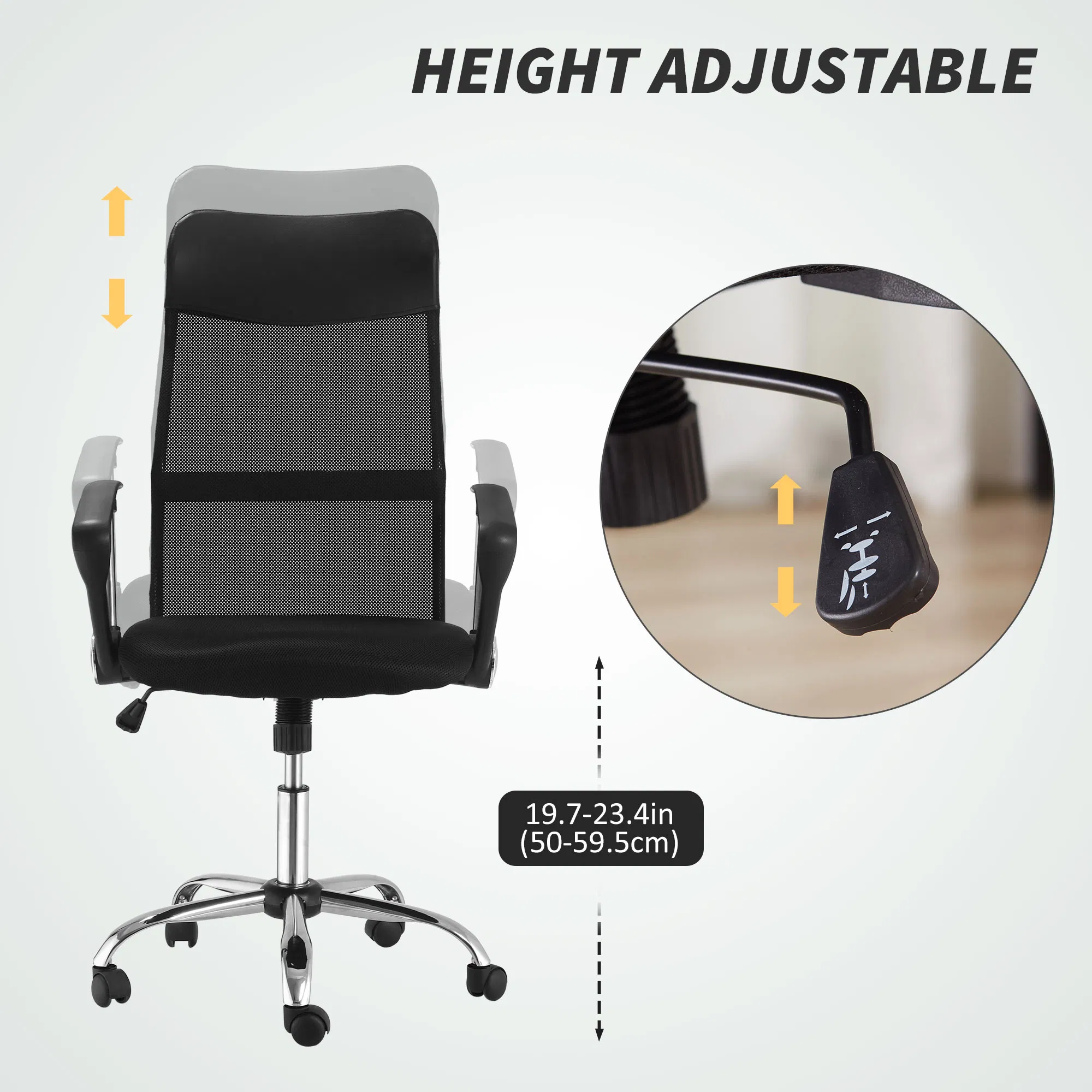 Ergonomic Mesh Office Chair — High Back Computer Desk Chair — photo 3
