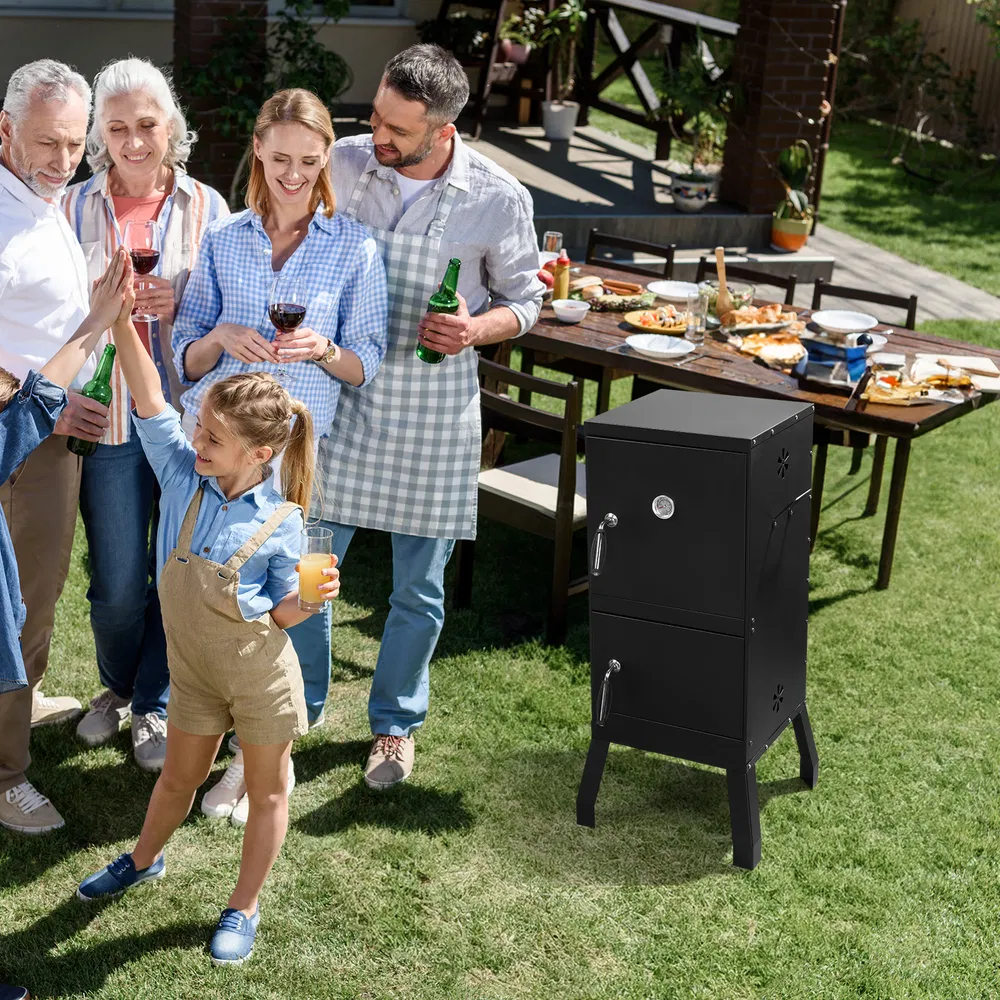 Outdoor Smoker with Double Doors