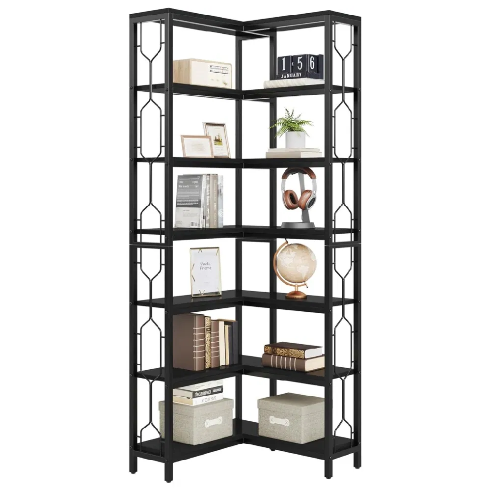 7-Tier Corner Bookshelf, picture 1 of 5