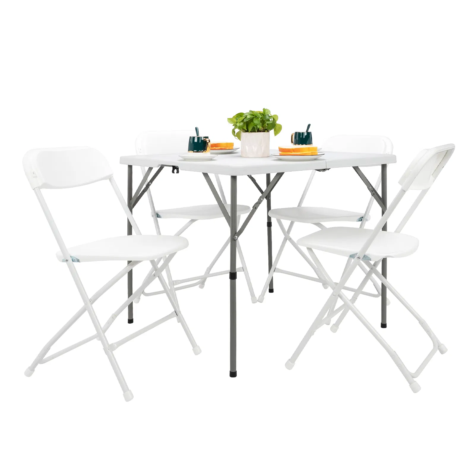 [Replace 19594030]34" Blow Molding Foldable Square Table image 9