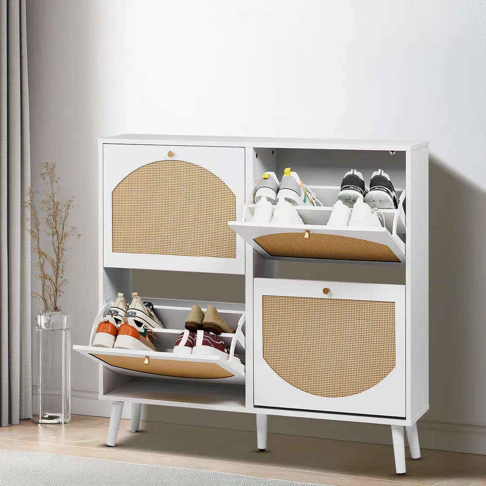 Rattan Shoe Storage Cabinet, picture 5 of 5