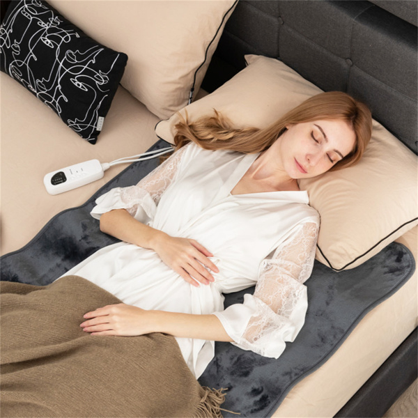 Electric Mattress Pad with 5 Heat Settings, 8-Hour Auto Shut Off, Machine Washable Flannel Heated Bed Mat (71