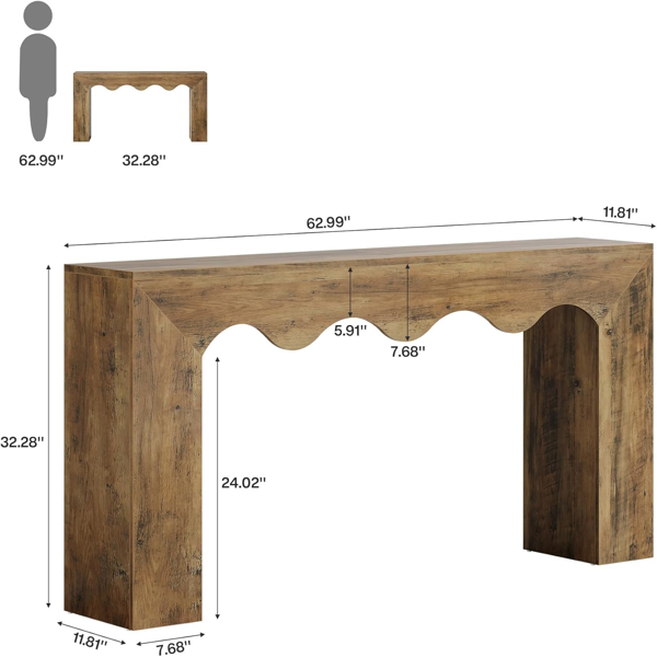 Long Console Table/Living room table(Not Supported non-defective remorse returns)-10