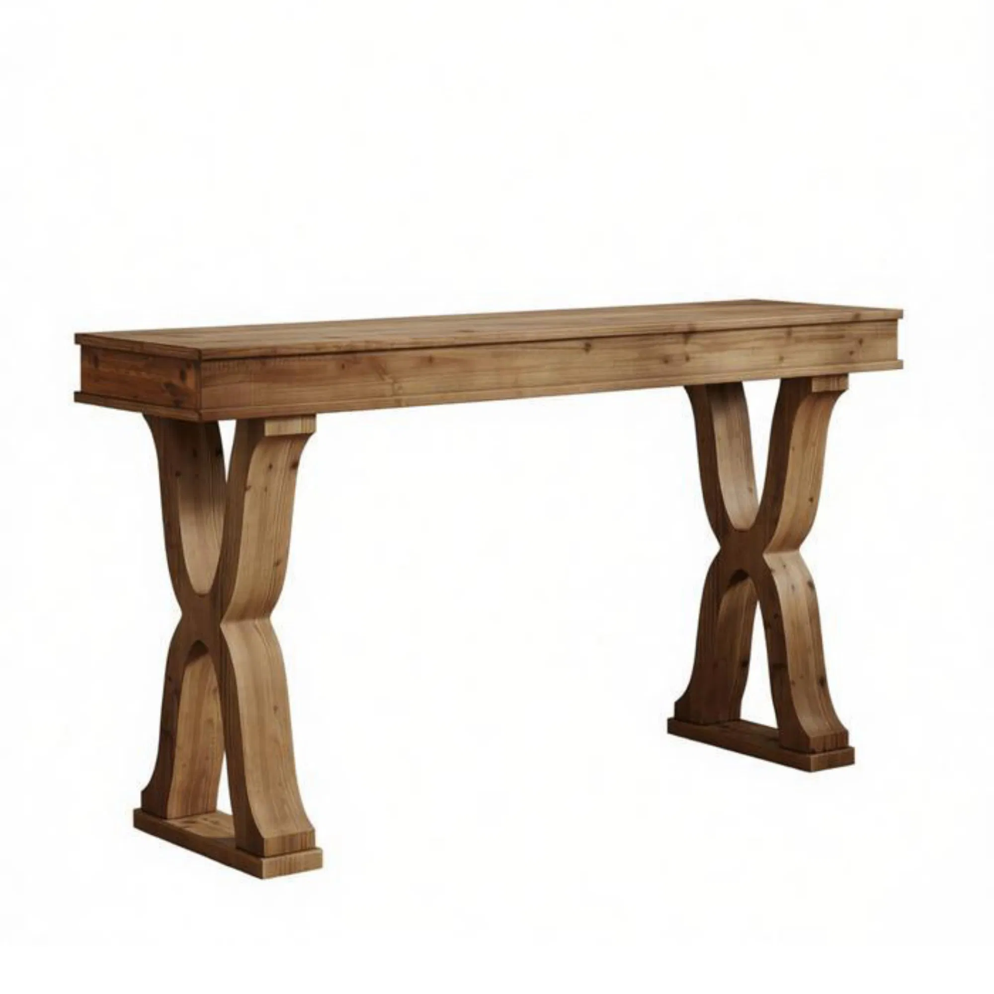 Rustic Long Console Table
