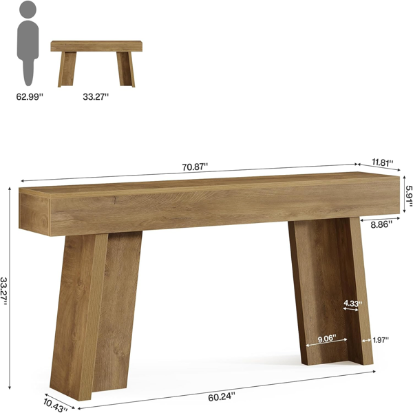 Long Console Table/Living room table(Not Supported non-defective remorse returns)-11