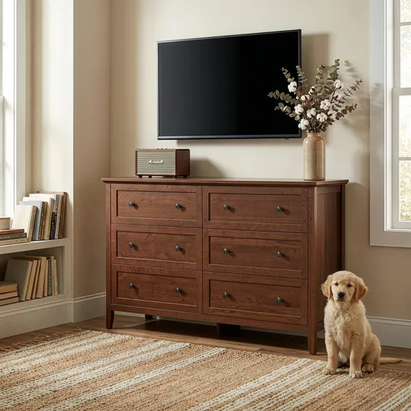 Six-Drawer Dresser