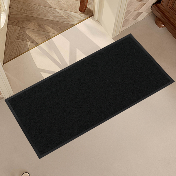 1PC Black PVC Composite Commercial Entrance Mat, 90x150x1.2cm, Extra-Long & Thick Heavy-Duty Floor Protection-11