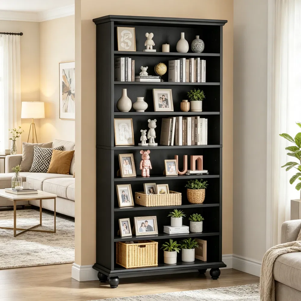 Lighted Bookshelf with Adjustable Shelves, picture 5 of 5