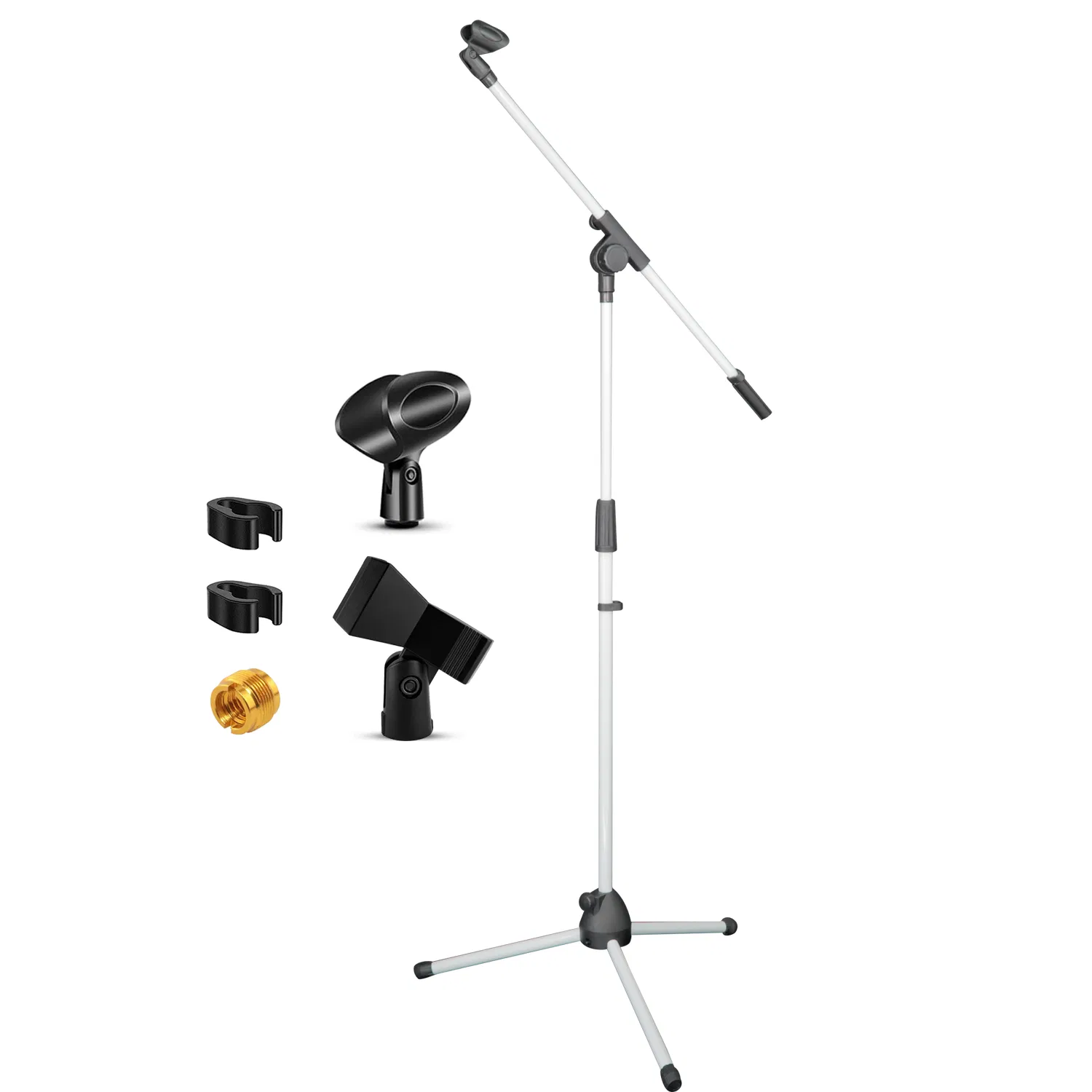 5 Core Tripod Mic Stand Floor Adjustable 18 to 72 Inches Sturdy Boom Arm Holder Microphone Stands Pedestal Para Microfono for Singing