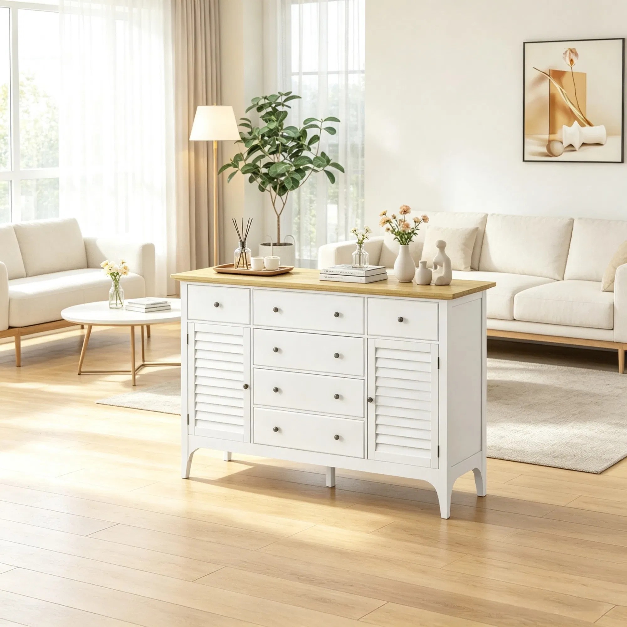 Sideboard Buffet Cabinet, picture 2 of 5