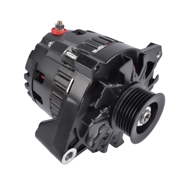  发电机 Black 160 AMP CS130 Alternator with Serpentine Pulley for GM Chevrolet SBC BBC ES1006BK-9