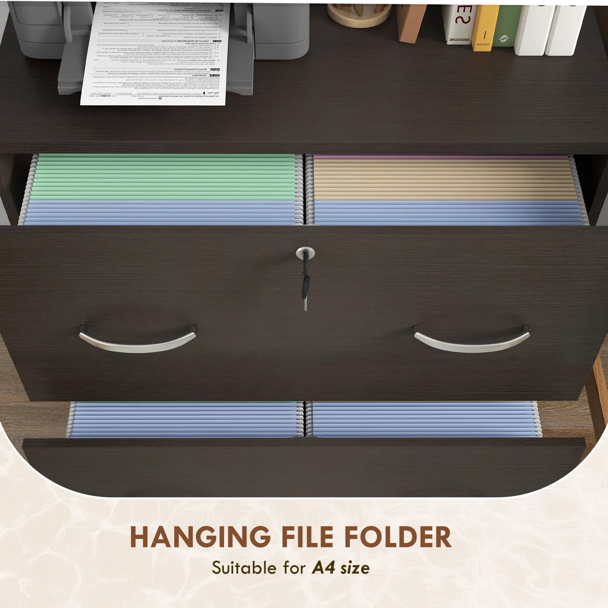 2 Drawer File Cabinet, picture 4 of 5