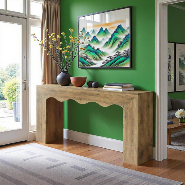 Long Console Table/Living room table(Not Supported non-defective remorse returns)-13