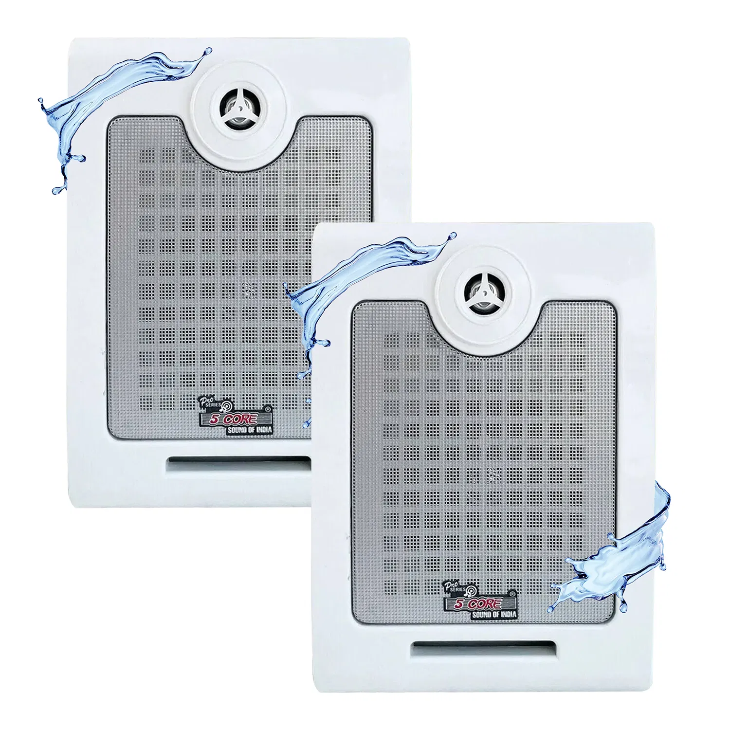 5Core Wall Mount Speakers 2Way Passive 500W/100W Outdoor Wired Audio System