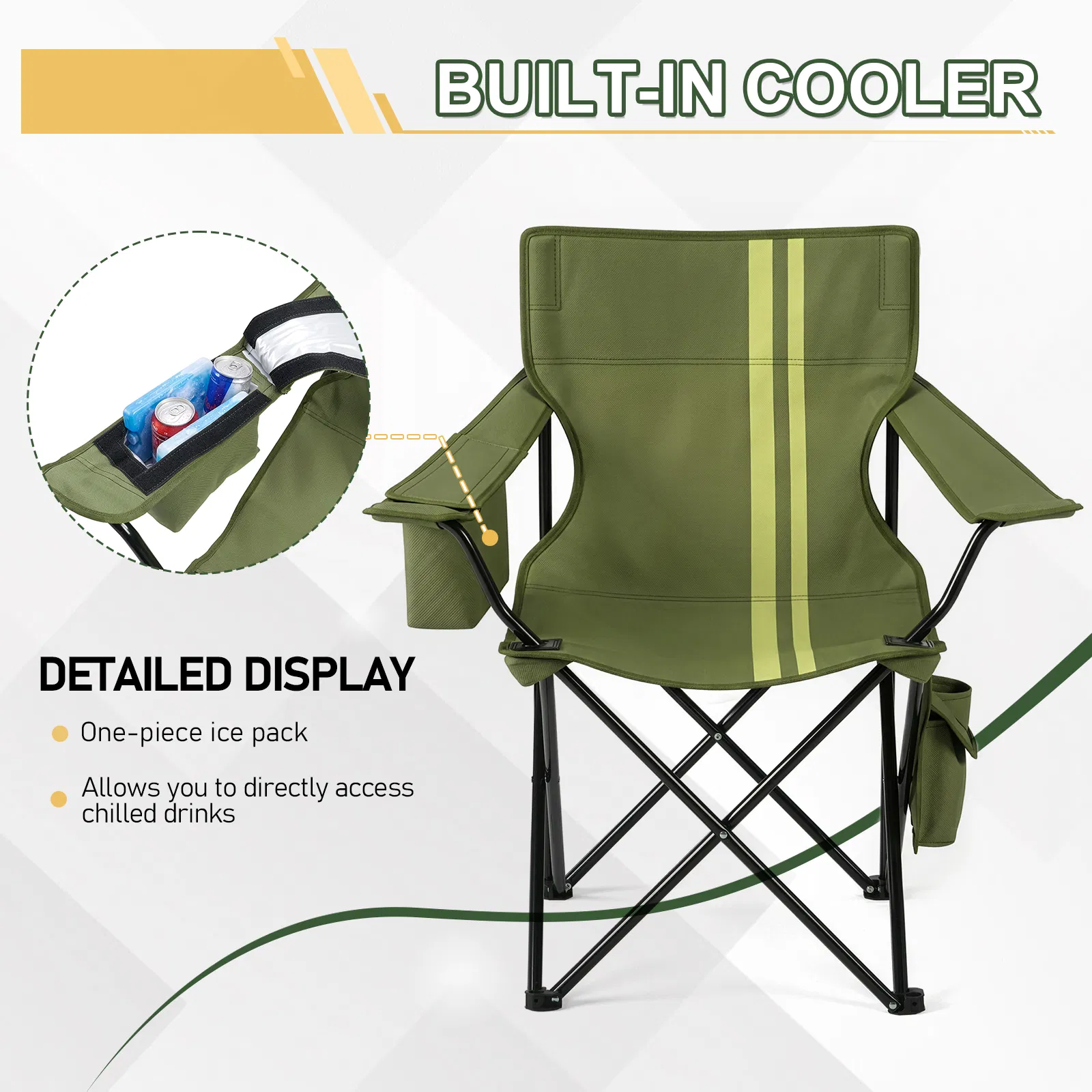 Chair with Foldable Design 33 Inches X 31.8 X 19.68 image 11