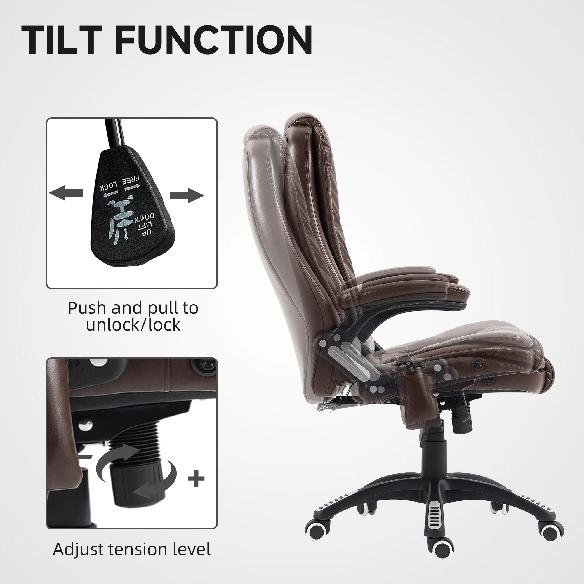 Reclining Massage Office Chair, picture 2 of 5