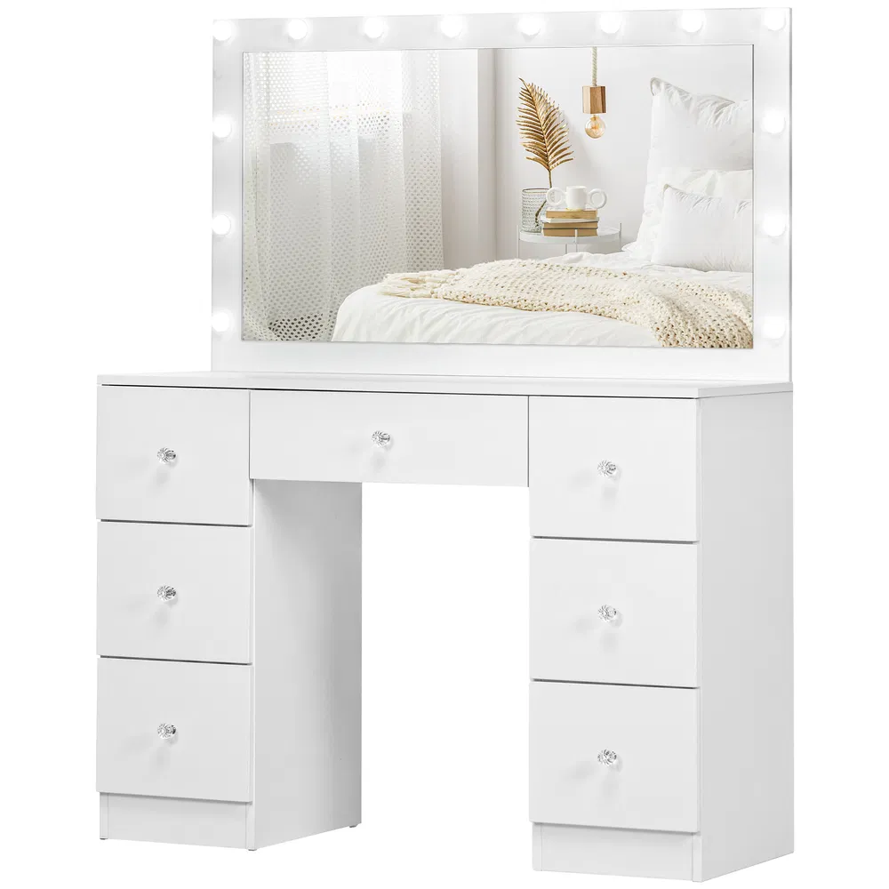Makeup Vanity Table with Mirror, picture 5 of 5