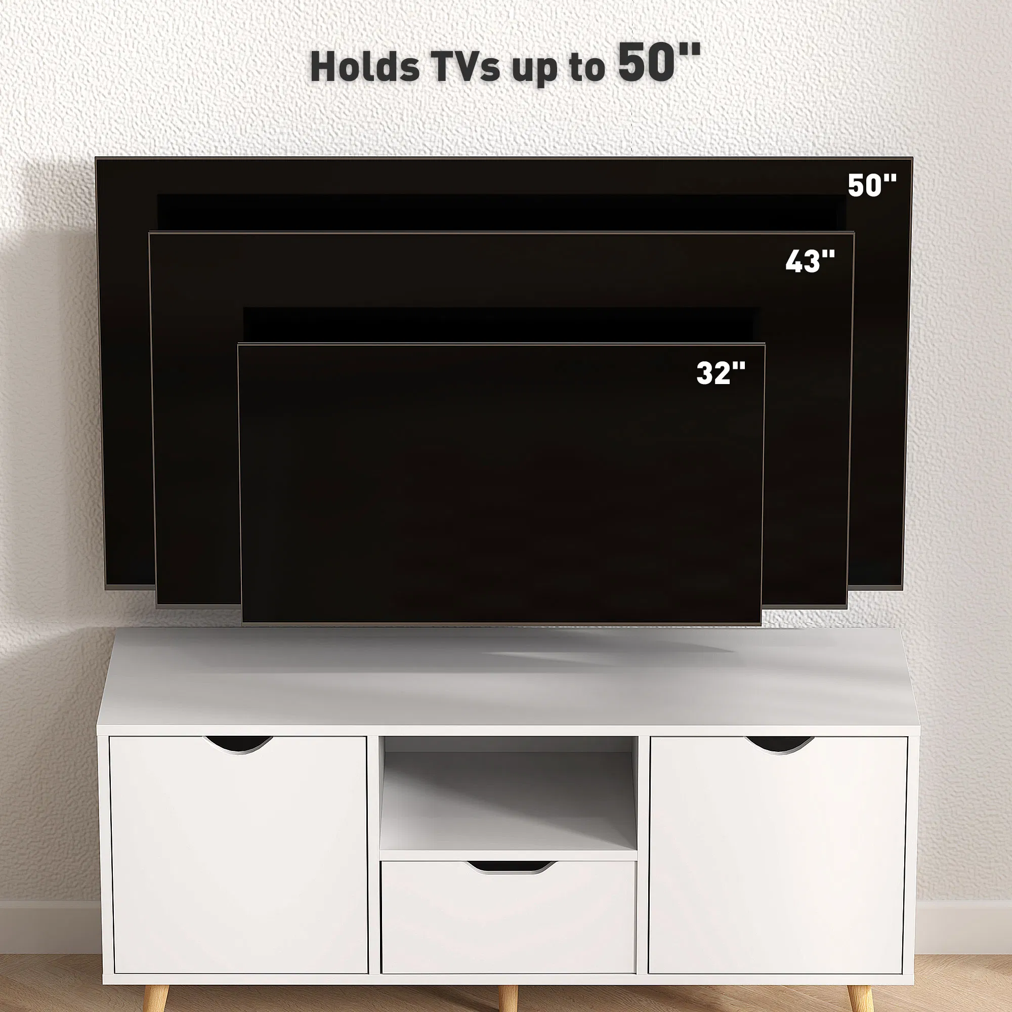 TV Stand with Storage, picture 3 of 5