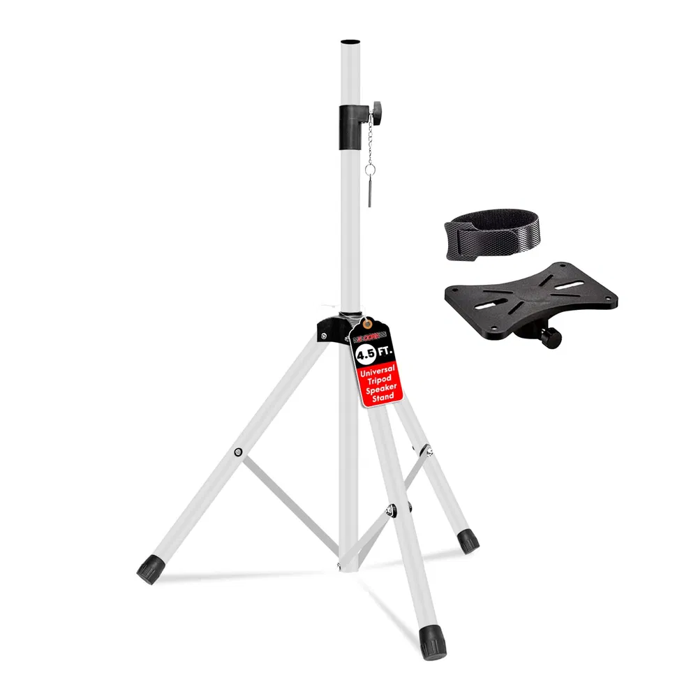 5 Core Speaker Stand Adjustable 31 to 54" PA DJ Tripod Stands Heavy Duty w 35mm Add 132 Lbs image 24
