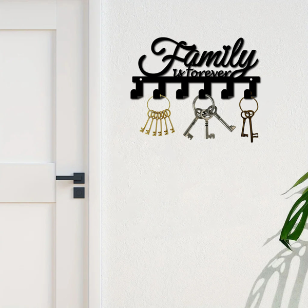 CIFbuy Modern Wall Mounted Key Holder with Shelf Entryway Organizer for Home Decor and Storage(TikTok, temu pick-up service)-13