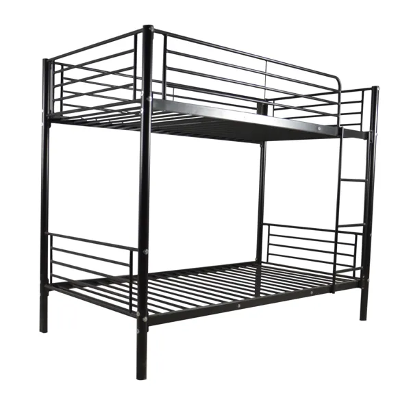 [same Model Code: 67430277]Iron Bed Bunk Bed with Ladder — photo 6