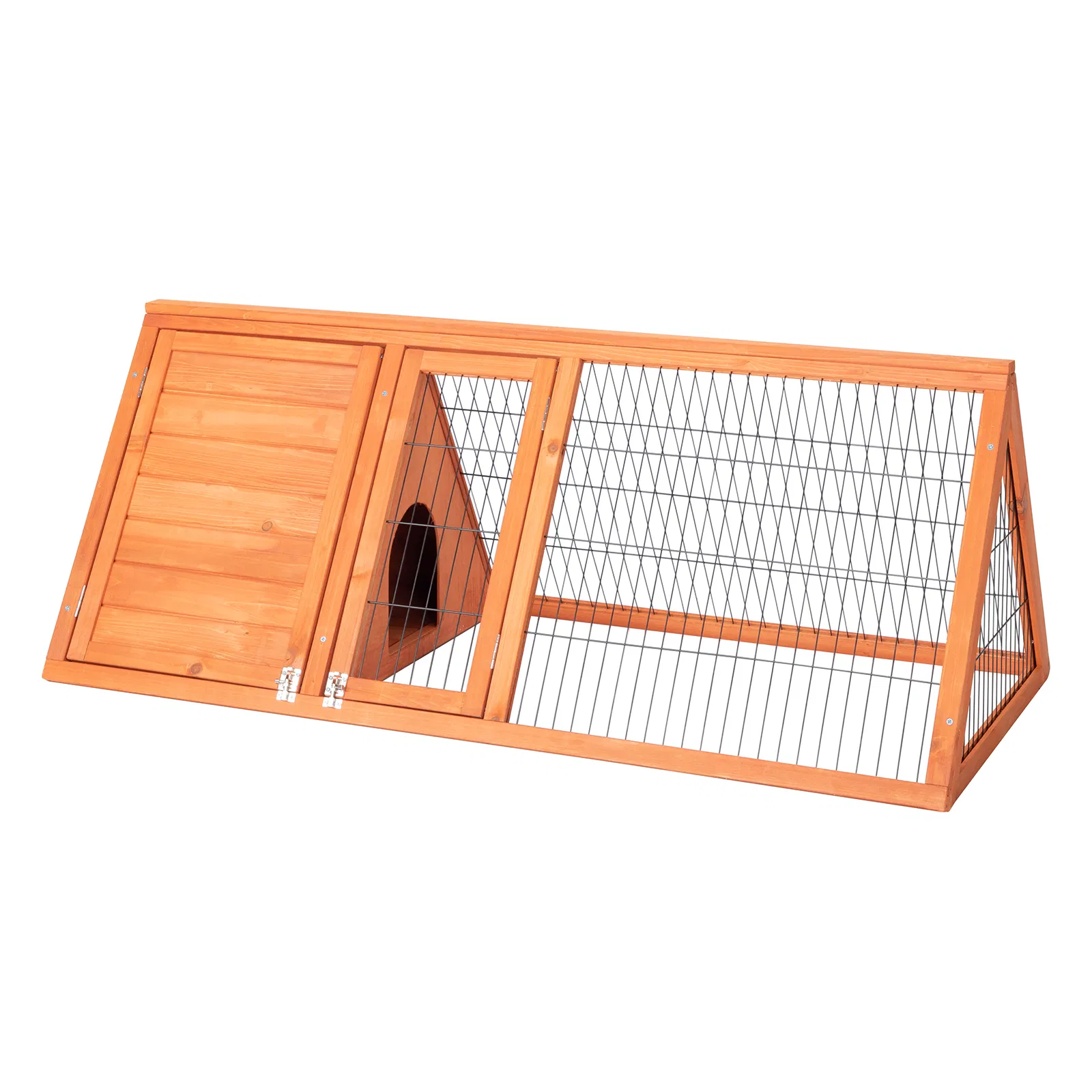 50" Wooden Rabbit Guinea Pig Hutch Wooden Rabbit Guinea Pig House image 5