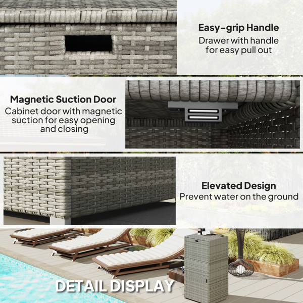 Outdoor Towel Rack/Storage Cabinets/Lockers/rolling wardrobe-13