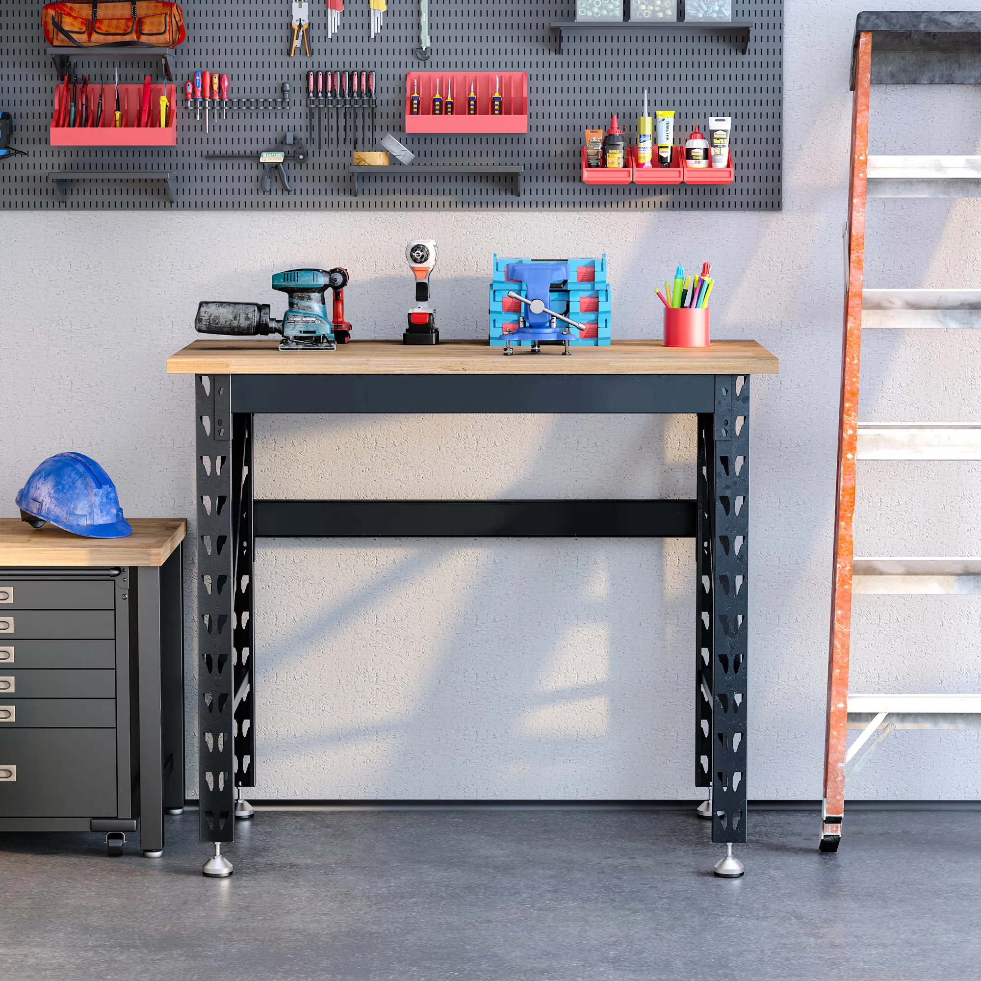 Craftsmanship: 45" Wood Workbench β photo 7