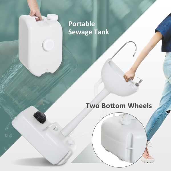 Portable camping sink-15