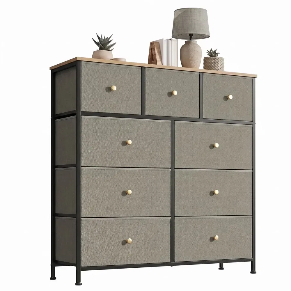 9-Drawer Fabric Dresser, picture 7 of 8