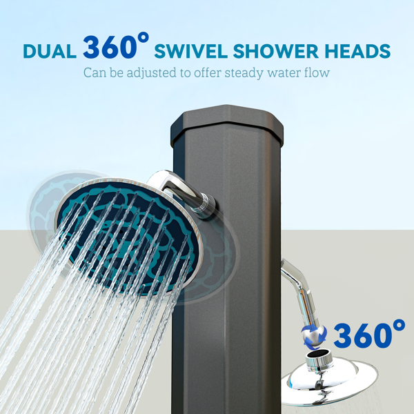 Solar heated shower-13