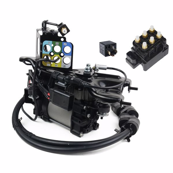 打气泵 Air Suspension Compressor Pump Kit Fits Jeep Grand Cherokee 2011-2018 Limited-8