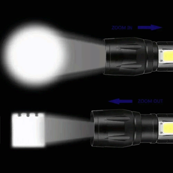 2 Pack USB Rechargeable Small LED Flashlights Camping Flashlight Work Light (Logistics only For USPS.TK/TMEU only For self-pickup)-17