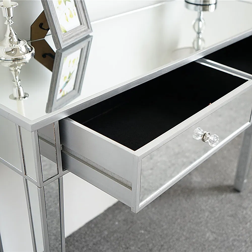Mirrored Vanity Desk with Drawers, picture 4 of 5