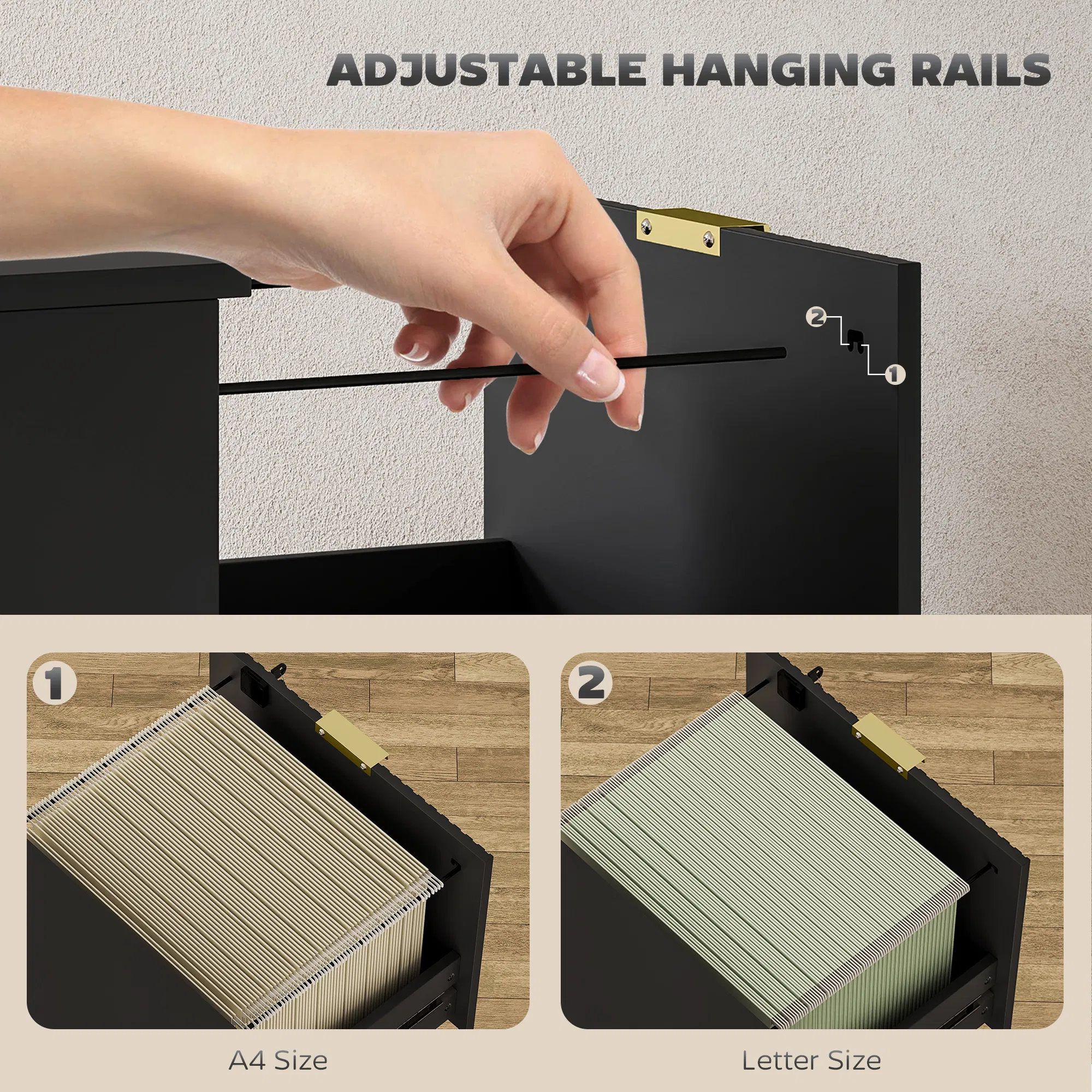 Lockable Filing Cabinet, picture 3 of 5