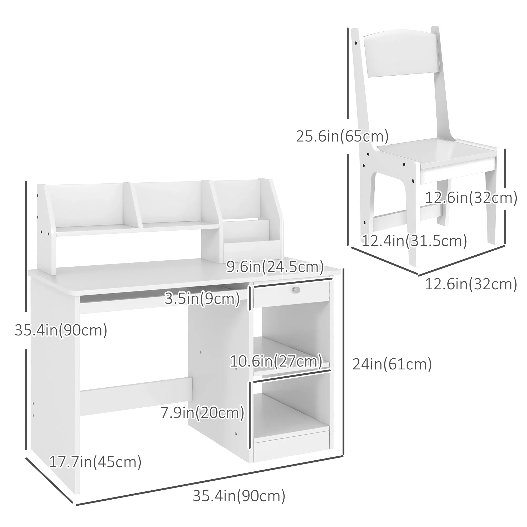 Kids Desk and Chair Set, picture 3 of 5