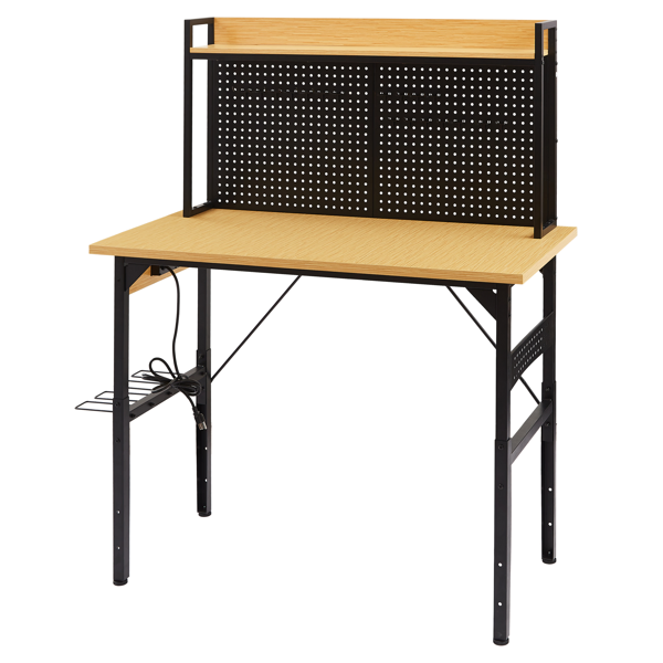 48''Adjustable Workbench with Pegboard β photo 8