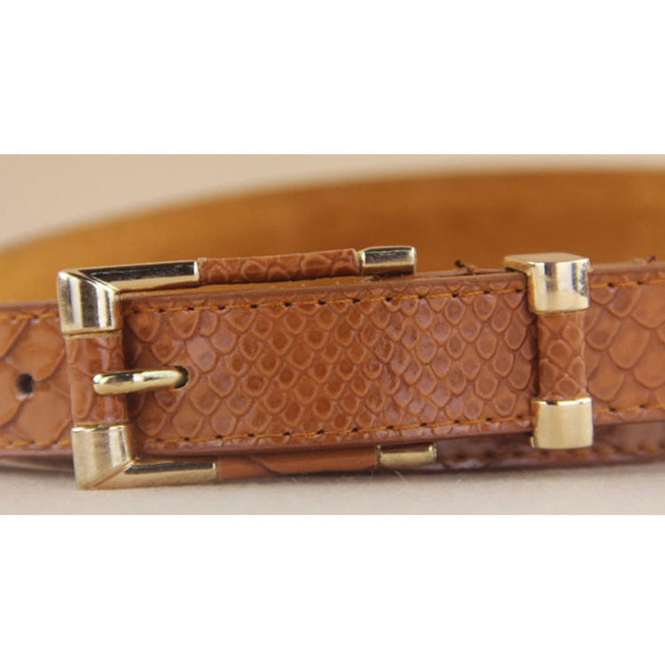 Fashionable Rose Gold Bag Buckle Belt