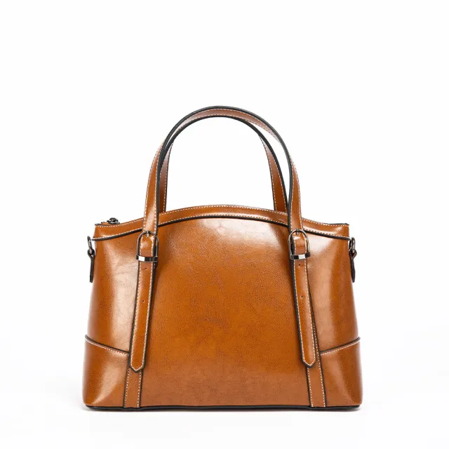 New Genuine Leather Women's Casual Fashion Crossbody Bag Retro Yellow - Shop at LoveMi