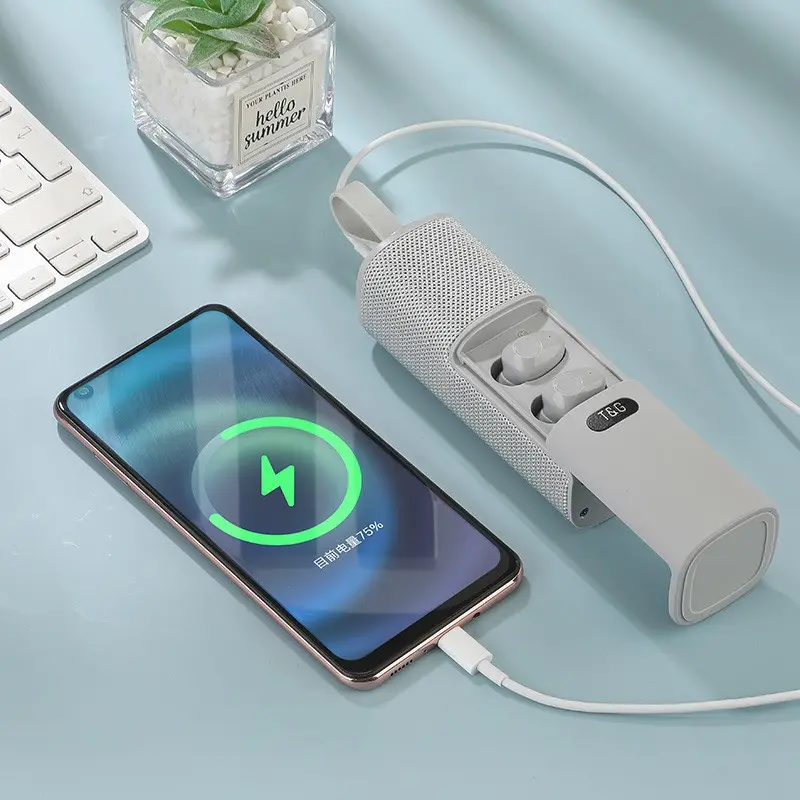 3 in 1 Portable Wireless Bluetooth Speakers Headphone Power