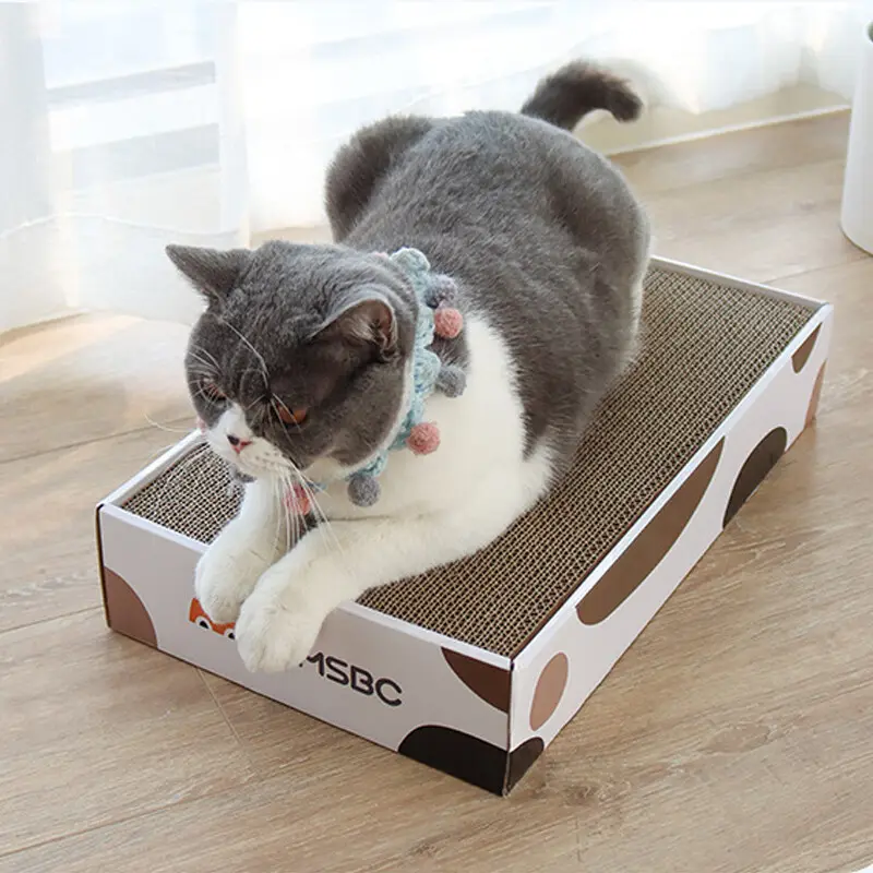 Cat Box Scratcher Scratching Board Pad Heavy