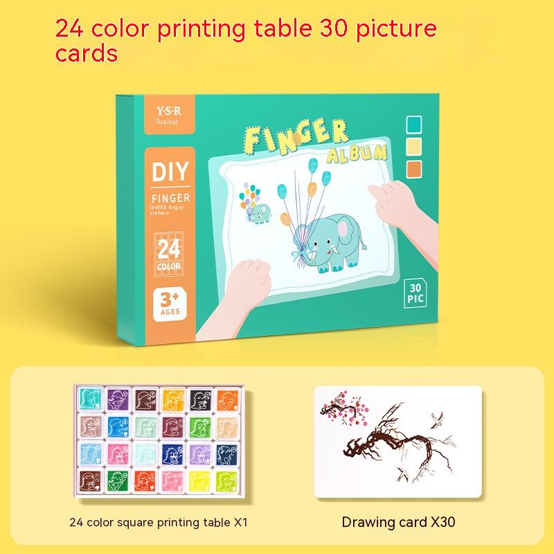 24 Colors 30 Picture Cards