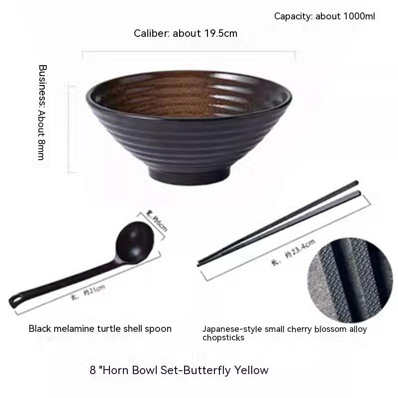 8inch Yellow Bowl Set