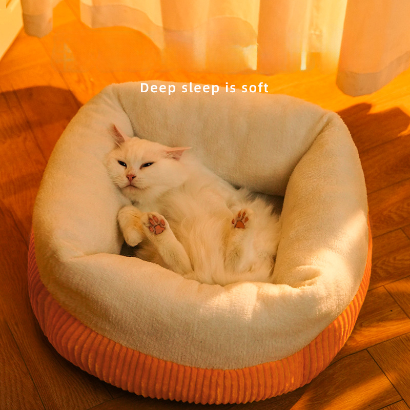 Title 8, Durable Washable Cat Sofa Bed Cozy Circular Ken...