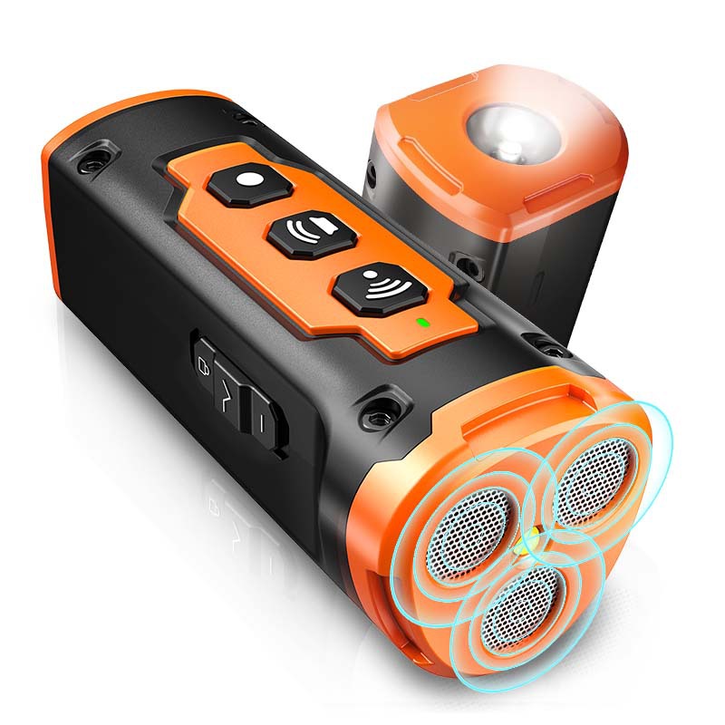 Dog Bark Deterrent Devices, 1-Touch Anti-Barking Device For Dogs With 3 Ultrasonic Heads, 50ft Range, Rechargeable & Safe Dog Training Tool With Flashlight, Helps Improve Behavior — foto 3