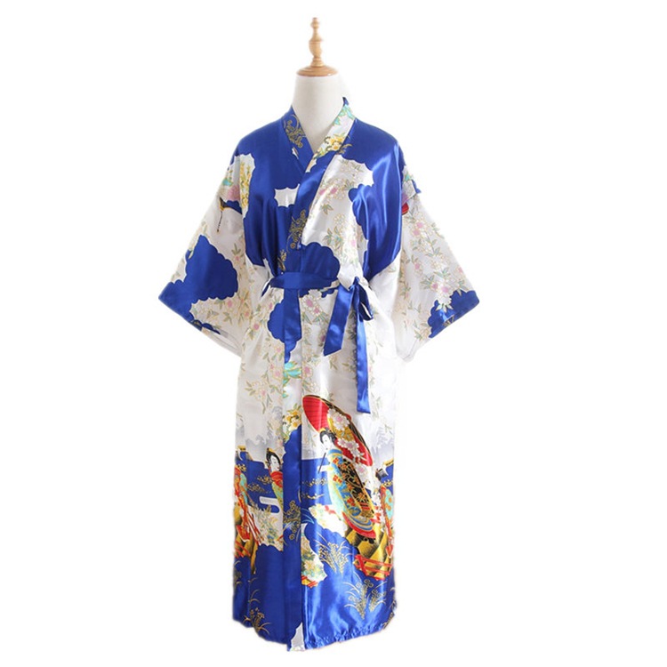 Women's Long Fashion Personality Home Clothes Bathrobe
