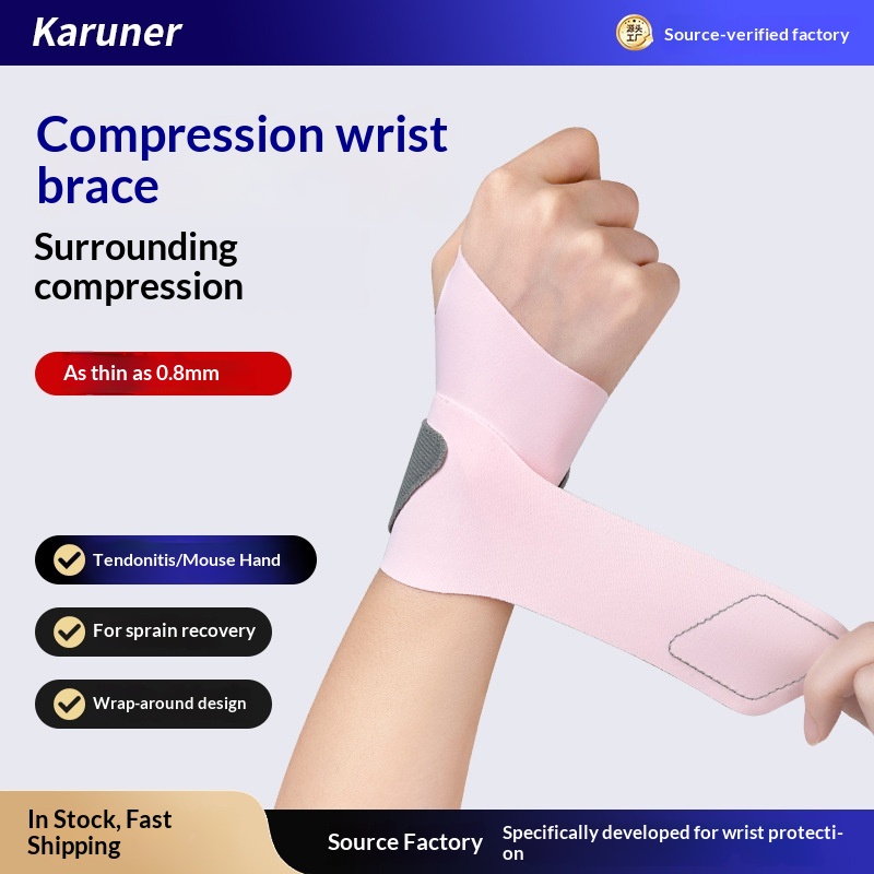 Japanese Sports Wrist Guard Thin Anti-sprain Tendon Sheath Wrist Joint Strain Fixed Band Badminton Fitness Wristband